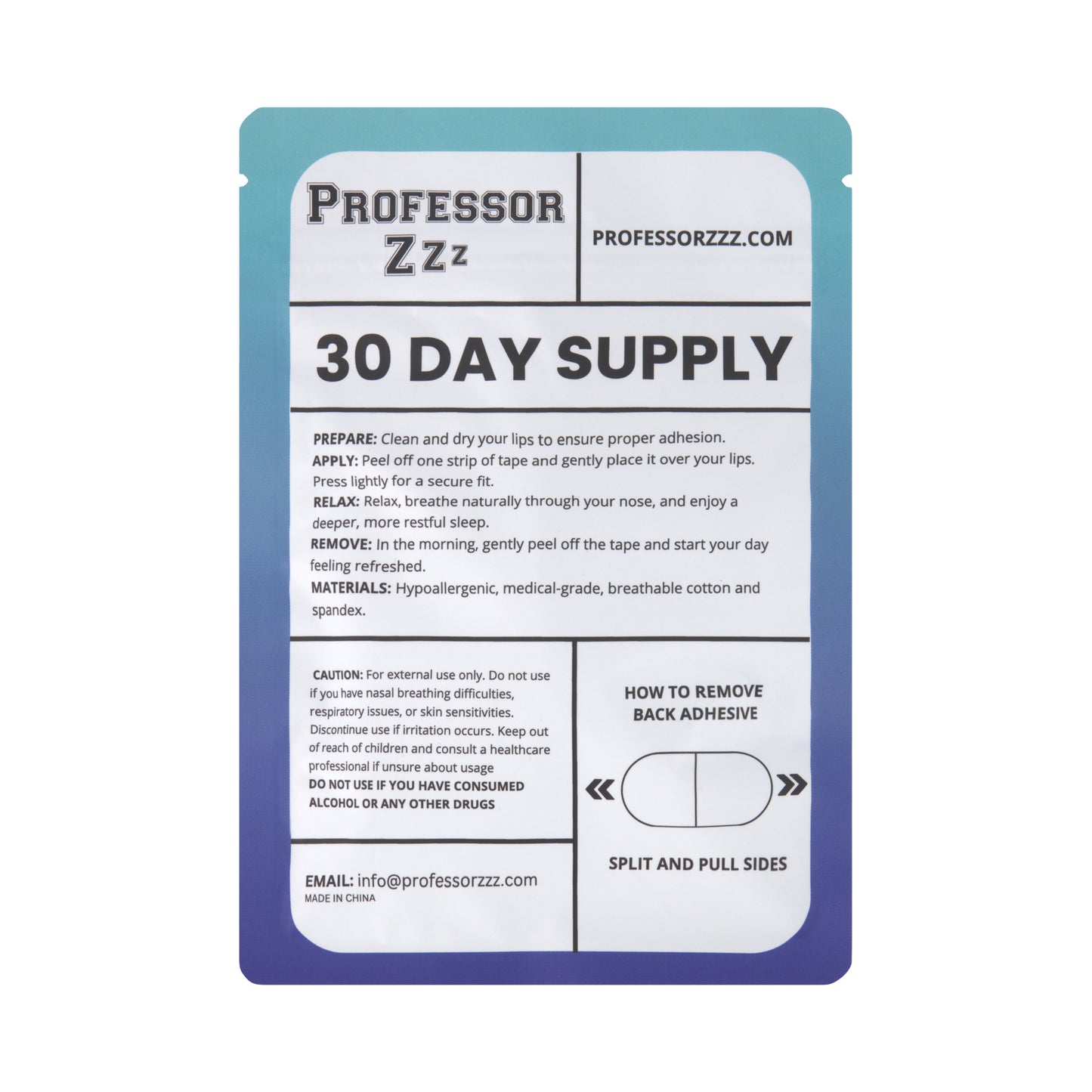 ProfessorZzz Mouth Tape